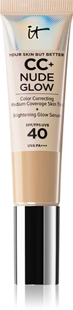 IT Cosmetics Your Skin But Better CC + Nude Glow make-up pro rozjasnění pleti SPF 40