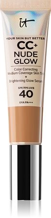 IT Cosmetics Your Skin But Better CC + Nude Glow CC kremas skaistinamojo poveikio