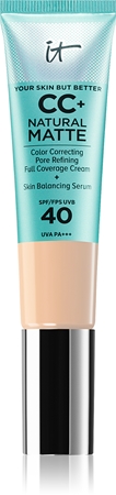 IT Cosmetics Your Skin But Better CC+ Natural Matte crema CC de acabado mate