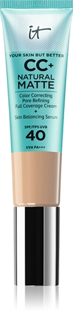 IT Cosmetics Your Skin But Better CC+ Natural Matte crema CC de acabado mate
