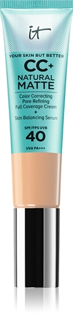 IT Cosmetics Your Skin But Better CC+ Natural Matte crema CC de acabado mate