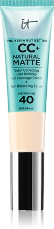 IT Cosmetics Your Skin But Better CC+ Natural Matte crema CC de acabado mate