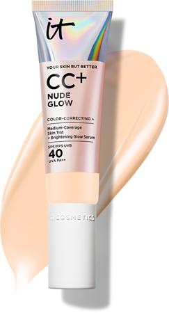 IT Cosmetics Your Skin But Better CC + Nude Glow CC Cream with a brightening effect