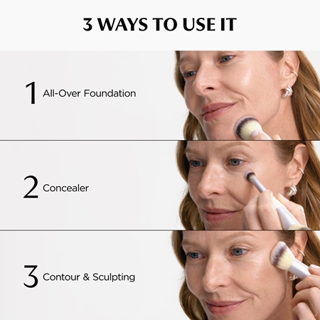 IT Cosmetics Heavenly Luxe Brush Foundation And Concealer Brush double-ended