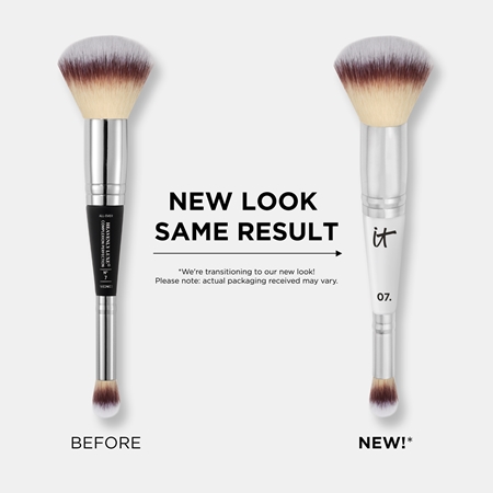 IT Cosmetics Heavenly Luxe Brush Foundation And Concealer Brush double-ended