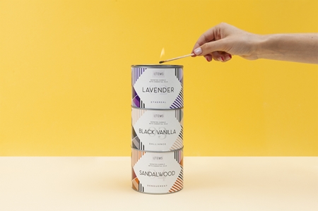 I/TEMS Essential Outdoor Black Vanilla candela da esterno