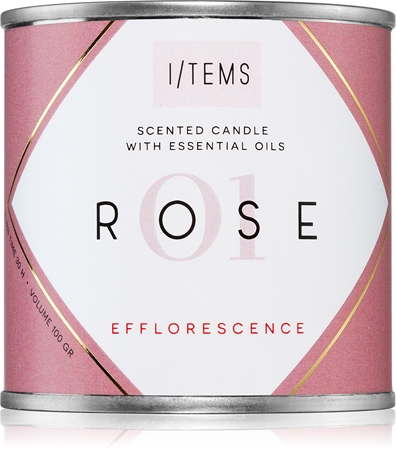 I/TEMS Essential 01 / Rose scented candle