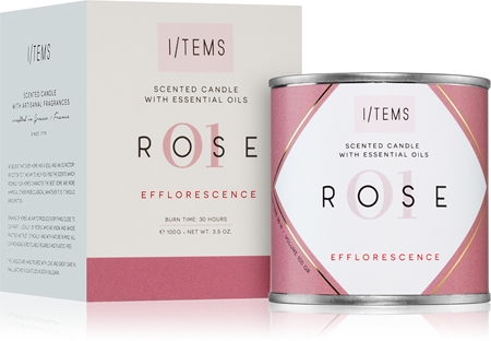 I/TEMS Essential 01 / Rose scented candle