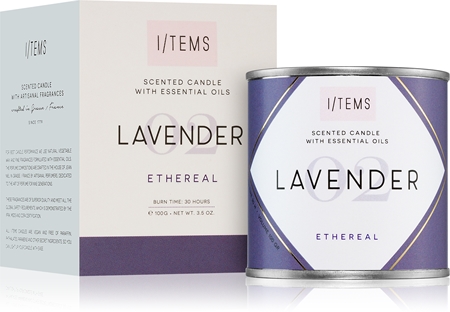 I/TEMS Essential 02 / Lavender candela profumata