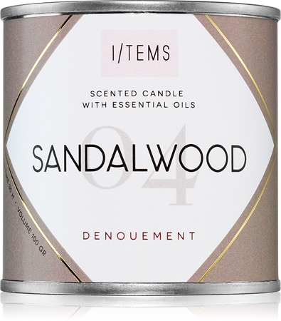 I/TEMS Essential 04 / Sandalwood vela perfumada