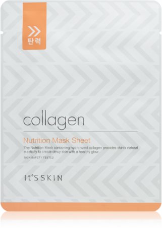 It´s Skin Collagen máscara em folha com efeito alisador com colagénio