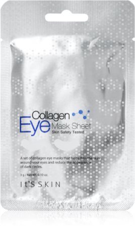 It´s Skin Collagen máscara para olhos contra o inchaço e olheiras com colagénio
