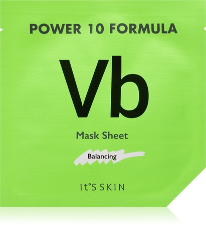 It´s Skin Power 10 Formula VB Effector mască textilă nutritivă pentru tenul gras, predispus la acnee