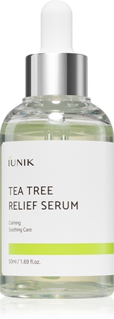 iUnik Tea Tree Relief Serum Soothing Face Serum for sensitive acne-prone skin