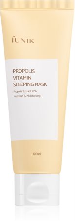 iUnik Propolis Vitamin нощна маска за възстановяване на кожата с мултивитаминен комплекс