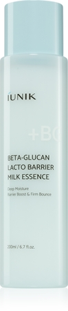 IUNIK Beta Glucan Lacto Barrier Milk Essence lotion visage pour la régénération de la peau