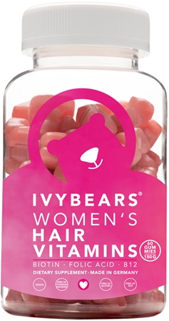 Ivy Bears Women's Hair Vitamins žvýkací medvídci pro zdravé a krásné vlasy