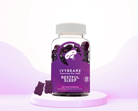 Ivy Bears Restful Sleep Gummibärchen für ruhigen Schlaf