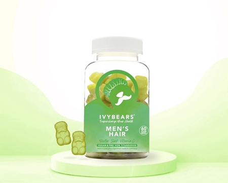 Ivy Bears Men's Hair gumoví medvídci pro posílení vlasů