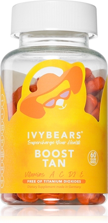 Ivy Bears Boost Tan Gummibärchen zur Unterstützung der Bräune