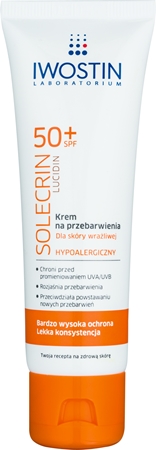 Iwostin Lucidin krem ochronny rozjaśniający przebarwienia SPF 50+