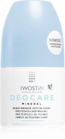 Iwostin Deocare Mineral antiperspirant roll-on za vrlo osjetljivu kožu s mineralima