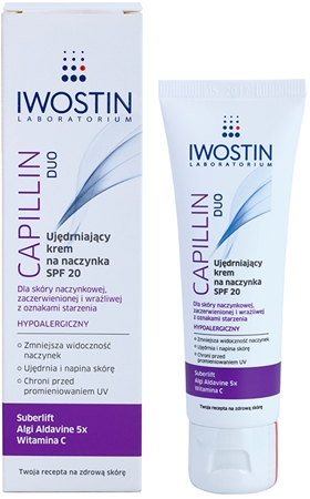 Iwostin Capillin Duo crema restauradora antivarices SPF 20