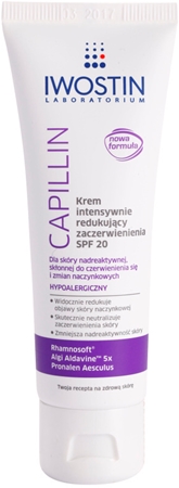 Iwostin Capillin Intenzív ápolás a bőrpír ellen SPF 20