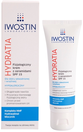 Iwostin Hydratia fizjologiczny krem z ceramidami SPF 15