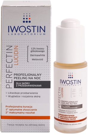 Iwostin Lucidin Perfectin professionelles Peeling für die Nacht gegen Pigmentflecken