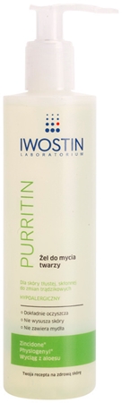 Iwostin Purritin mycí gel pro mastnou pleť se sklonem k akné