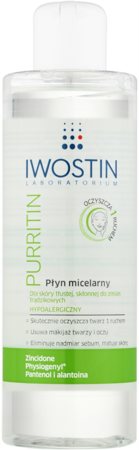 Iwostin Purritin micellás víz normál és száraz, érzékeny bőrre az aknéra hajlamos zsíros bőrre
