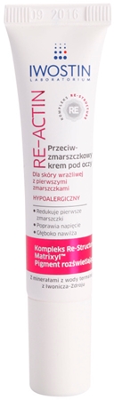 Iwostin Re-Actin przeciwzmarszczkowy krem pod oczy dla cery wrażliwej