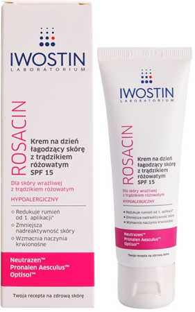 Iwostin Rosacin Soothing Day Cream against Redness SPF 15