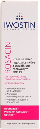 Iwostin Rosacin Soothing Day Cream against Redness SPF 15
