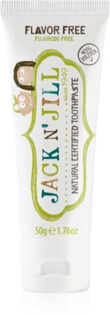 Jack N’ Jill Natural ízesítés nélküli természetes fogkrém gyermekeknek