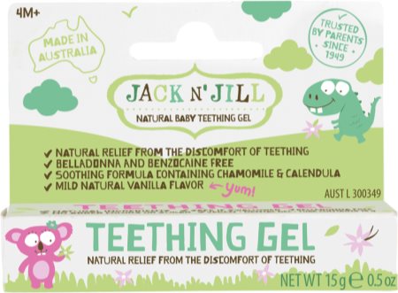 Jack N' Jill Teething Gel Rauhoittava Geeli hampaiden kasvuun 