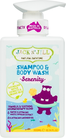 Jack N’ Jill Serenity Delikat duschtvål och schampo för barn 2-i-1