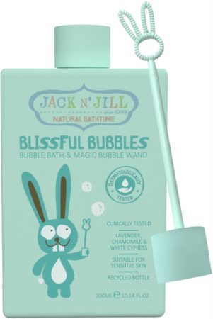 Jack N’ Jill Natural Bathtime Blissful Bubbles pěna do koupele s bublifukem