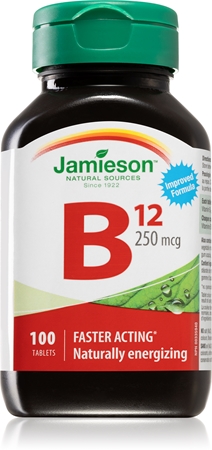 Jamieson B12 250 mcg tablety pro podporu krvetvorby