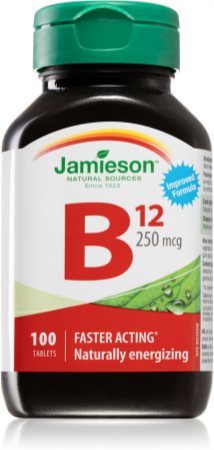 Jamieson Vitamín B12 tablety pro podporu krvetvorby
