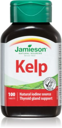 Jamieson Kelp mořské řasy 650mcg doplněk stravy pro správnou funkci štítné žlázy