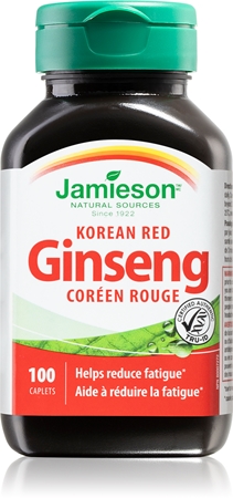 Jamieson Korean Red Ginseng tablety pro podporu imunity, snížení míry únavy a vyčerpání