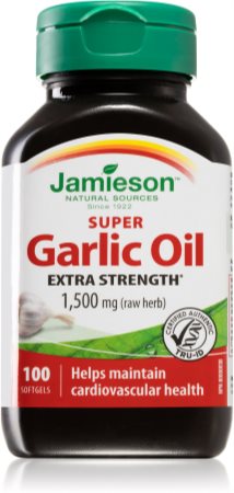 Jamieson Super Česnekový Olej 1500mg doplněk stravy pro podporu imunitního systému