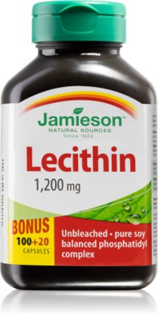 Jamieson Lecitin 1200 mg kapsle k podpoře funkce mozku a ke zlepšení paměti