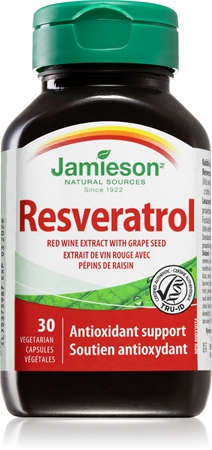 Jamieson Resveratrol 50 mg red wine extract Kapseln mit Pflanzenextrakten