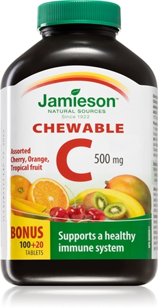Jamieson C 500 mg cucavé tablety pro podporu imunitního systému