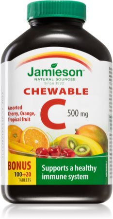 Jamieson Vitamín C 500 mg doplněk stravy pro podporu imunitního systému