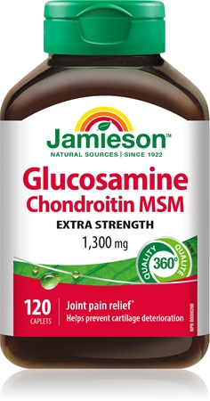 Jamieson Glukosamin Chondroitin MSM 1300 mg tablety pro výživu kloubů a chrupavek