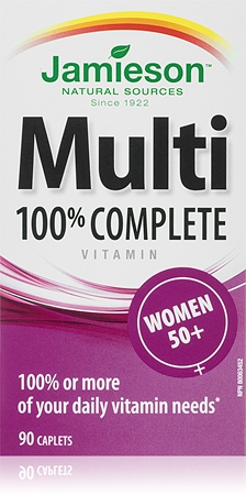Jamieson Multi 100% Complete Vitamin Women 50+ Tabletten mit Multivitamin-Komplex
